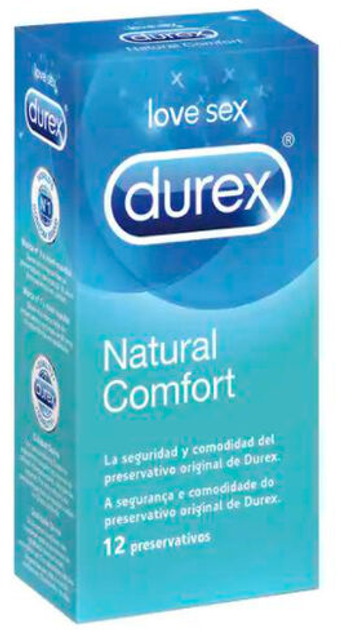 Презервативи Durex Condoms Natural Comfort 12 шт. (5010232961937) - зображення 1