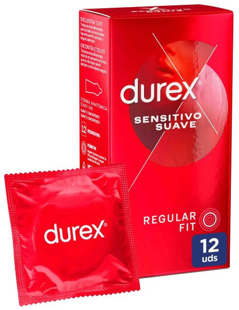 Презервативи Durex Sensitive Soft 12 шт. (8428076000533) - зображення 1