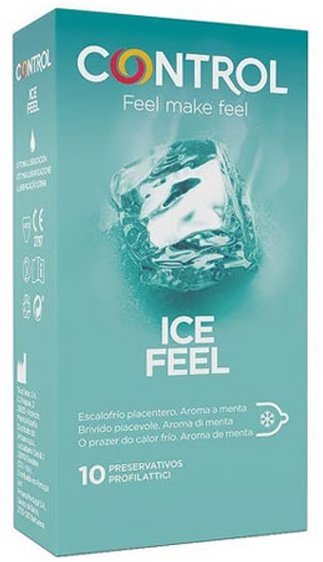 Prezerwatywy Control Condoms Ice Feel 10 szt. (8411134140821) - obraz 1