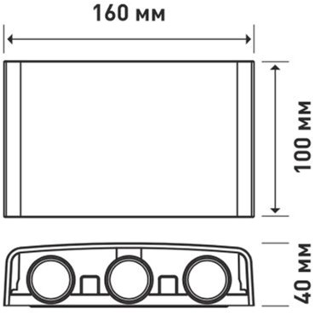 Светильник светодиодный MAXUS MWL 6W 3CCT IP65 WH Square 600 Lm (1-MWL-6W-WHS) - изображение 5