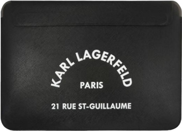 Pokrowiec na laptopa Karl Lagerfeld Saffiano RSG KLCS133RSGSFBK 13" Czarny (3666339002282) - obraz 1