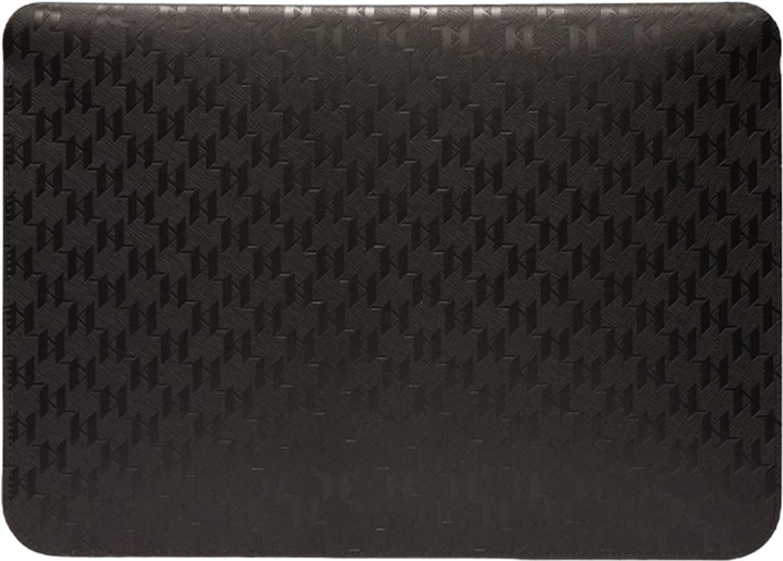 Pokrowiec na laptopa Karl Lagerfeld Saffiano Monogram Choupette KLCS16SAKHPCK 16" Czarny (3666339170578) - obraz 3