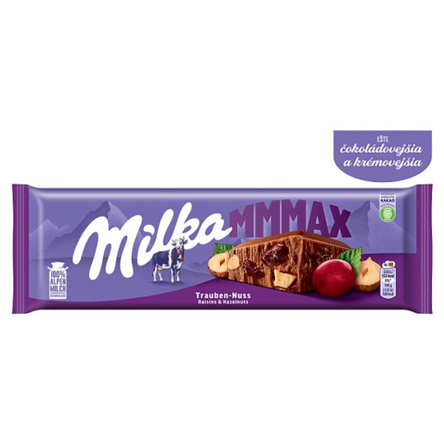 Шоколад Milka з родзинками та горіхами 270 г – купить в Украине ...
