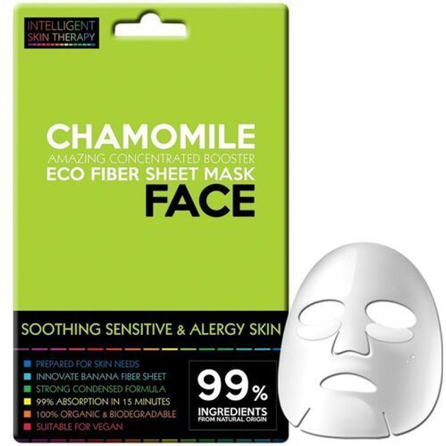Maseczka do twarzy na tkaninie Beauty Face Intelligent Skin Therapy Rumianek (5902431770215) - obraz 2