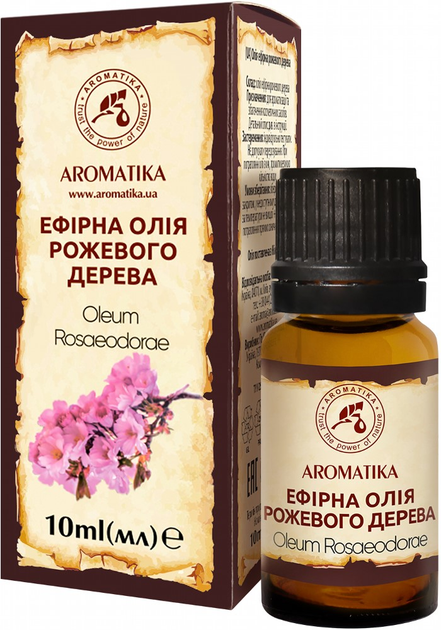 Масло эфирное Ароматика Розового дерева 10 мл (4820031052696) - изображение 1