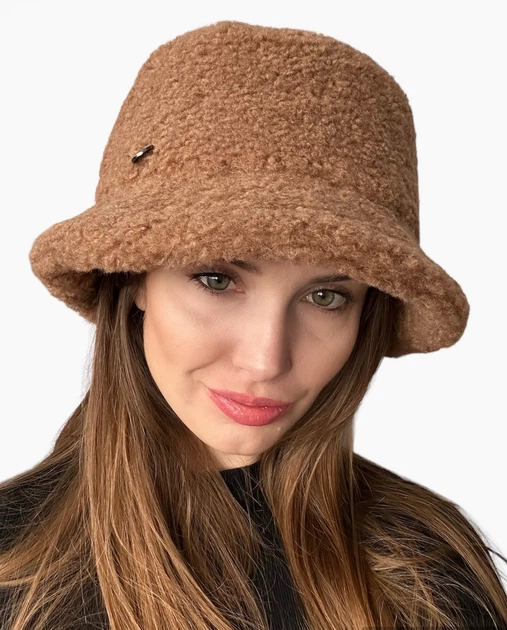 Панама тедді на флісі Zefur One size руда - Фото 3 Панама тедді на флісі Zefur One size руда - изображение 3