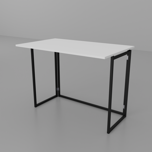Стіл письмовий Мобіл Неман 58×75×100 чоринй/ білий - зображення 2