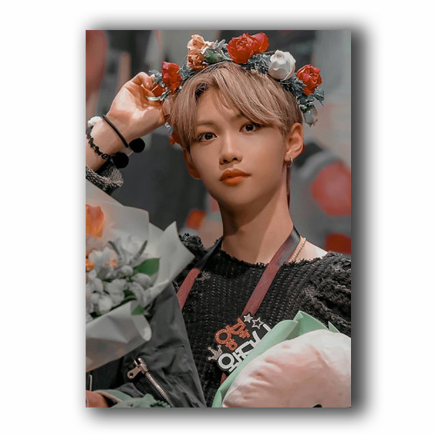 Постер плакат Феликс Стрэй кидс Stray Kids Felix 42х29 см А3 (poster ...