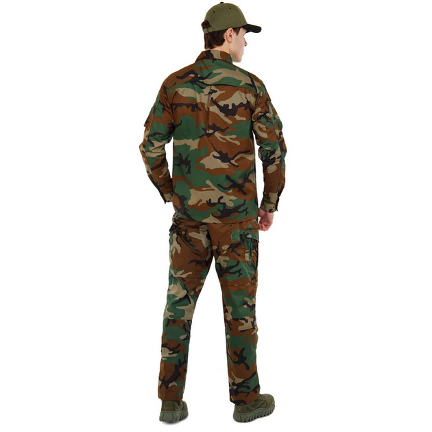 Костюм тактический (рубашка и брюки) Military Rangers ZK-SU1128 Цвет: Камуфляж Woodland размер: XXXXL - изображение 2