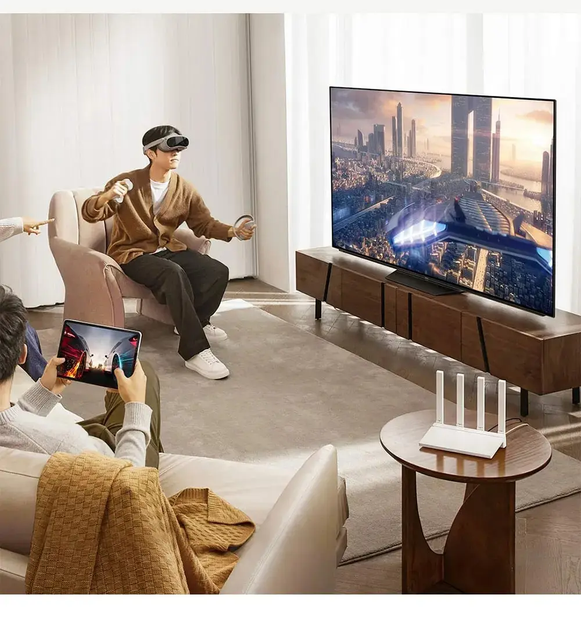 Маршрутизатор Xiaomi AX3000T 2.4GHz 5GHz 1.3GHz CPU 2X2 160MHz WAN LAN LED NFC Connection for Home Office Games Mi - Фото 5 Маршрутизатор Xiaomi AX3000T 2.4GHz 5GHz 1.3GHz CPU 2X2 160MHz WAN LAN LED NFC Connection for Home Office Games Mi - изображение 5