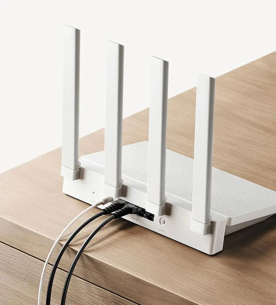 Маршрутизатор Xiaomi AX3000T 2.4GHz 5GHz 1.3GHz CPU 2X2 160MHz WAN LAN LED NFC Connection for Home Office Games Mi - Фото 9 Маршрутизатор Xiaomi AX3000T 2.4GHz 5GHz 1.3GHz CPU 2X2 160MHz WAN LAN LED NFC Connection for Home Office Games Mi - изображение 9