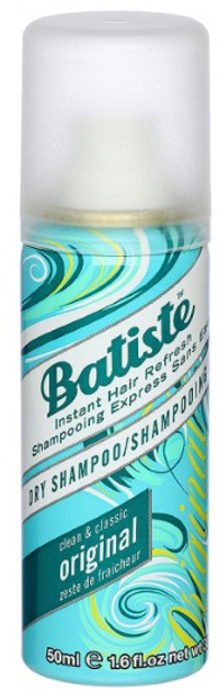 Suchy szampon Batiste Dry Shampoo Clean&Classic Original 50 ml (5010724527504) - obraz 1