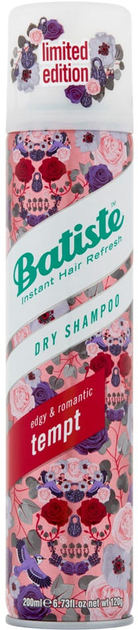 Suchy szampon Batiste Dry Shampoo Edgy&Romantic Tempt 200 ml (5010724533628) - obraz 1