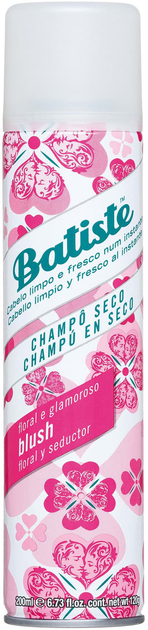 Suchy szampon Batiste Dry Shampoo Floral&Flirty Blush 200 ml (5010724527375) - obraz 1