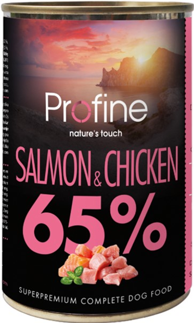 Влажный корм для собак всех пород Profine с лососем и курицей 400 г ...