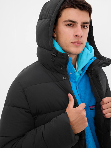 Куртка зимова чоловіча GAP 456910-00 S Чорна (500092794806) - зображення 3