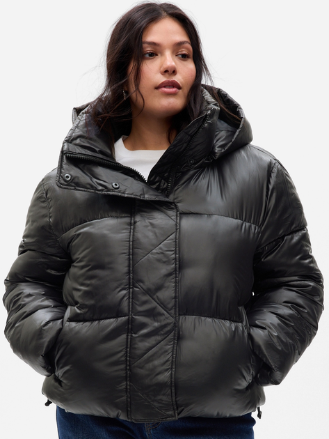 Куртка зимова жіноча GAP 742127-02 XS Чорна (1200116216329) - зображення 5