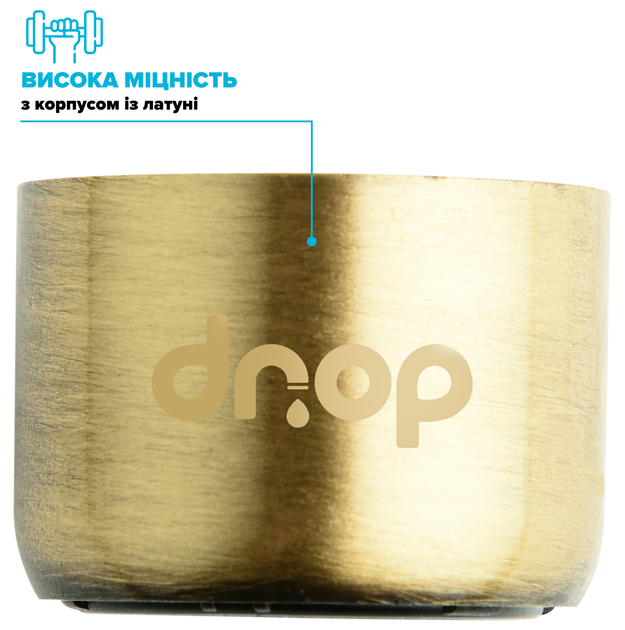 Водозберігаючий аератор DROP CL22-BRN для змішувача - Економія 58%, внутрішня F 22 мм, бронзовий - зображення 5