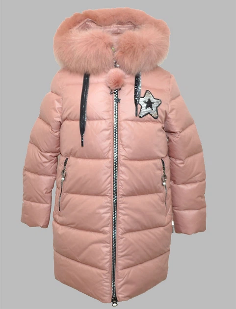 Пальто зимнее для девочки Kiko/Donilo ZH5325B 158 см Пудра - Фото 1 Пальто зимнее для девочки Kiko/Donilo ZH5325B 158 см Пудра - изображение 1