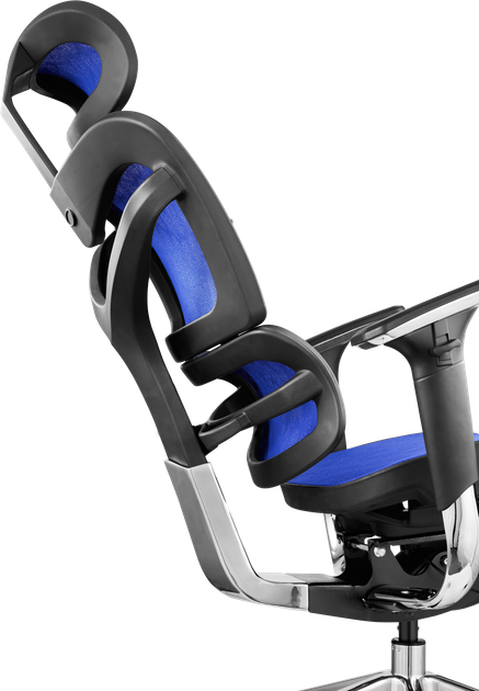 Офисное эргономичное кресло GT Racer X-702 Blue (W-65-1) - изображение 5
