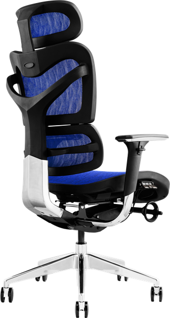 Офисное эргономичное кресло GT Racer X-702 Blue (W-65-1) - изображение 7