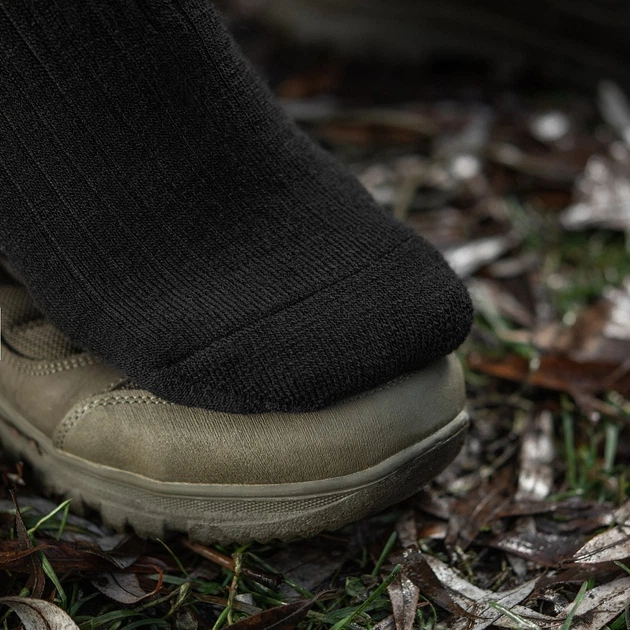 Шкарпетки зимові M - Tac winter wool black 44-46 - изображение 4