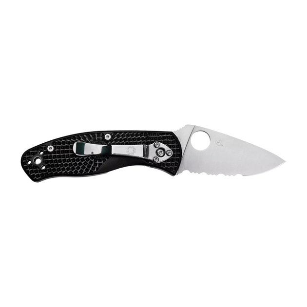 Нож складной Spyderco Persistence FRN полусеррейтор тип замка Liner Lock C136PSBK - изображение 2