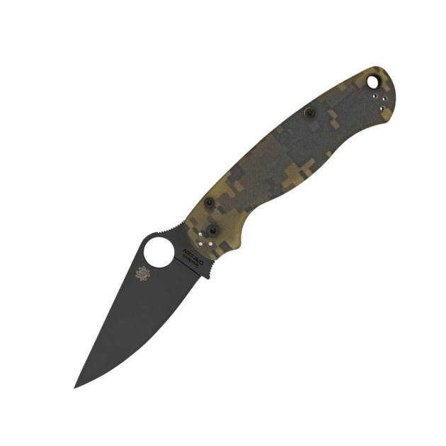 Нож складной Spyderco Para-Military 2 Black Blade замка Compression Lock C81GPCMOBK - изображение 1