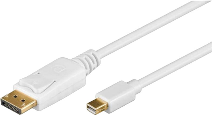 Кабель Goobay DisplayPort - mini-DisplayPort білий 1 m (4040849528583) - зображення 1