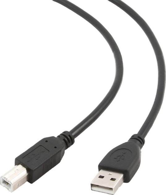 Kabel Cablexpert USB Type A-USB Type B 4.5 m Czarny (8716309041997) - obraz 1