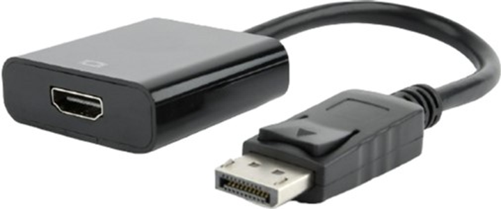 Kabel Cablexpert HDMI-DisplayPort 0.01 m Czarny (8716309100014) - obraz 1