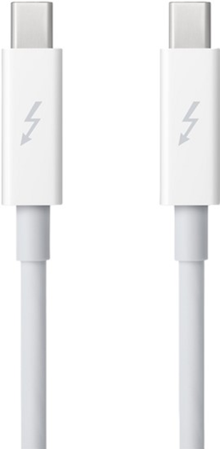 Kabel Apple Thunderbolt - Thunderbolt 0.5 m bialy (885909630172) - obraz 1