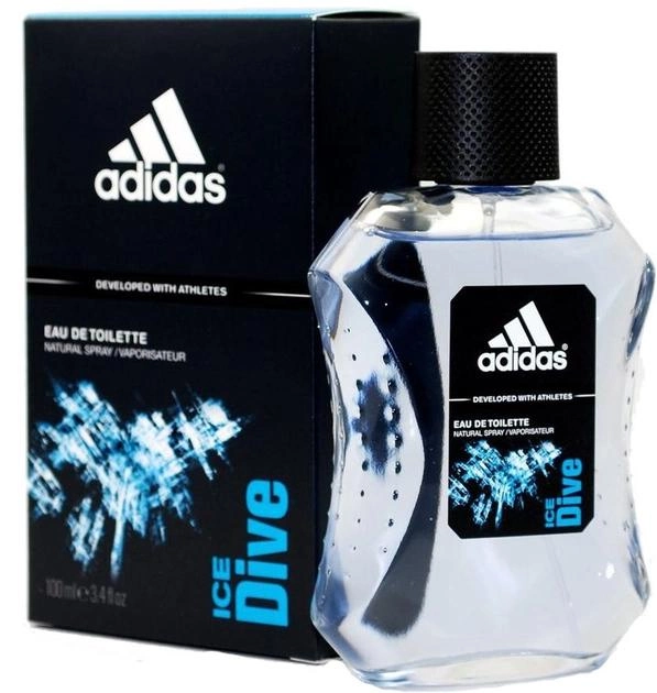 Woda toaletowa męska Adidas Ice Dive Sport Sensations 50 ml (3412242610065) - obraz 1