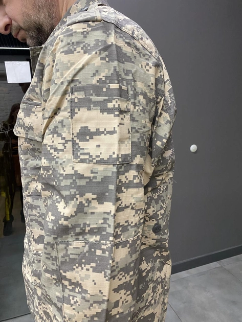 Військова форма (кітель та штани), піксель НАТО, розмір XL, Yakeda, тактична військова форма літня - зображення 2