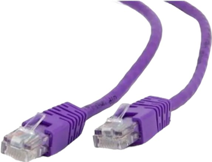 Patch cord Cablexpert cat 5 e PP12 RJ-45-RJ-45 0.25 m Fioletowy (8716309077903) - obraz 1