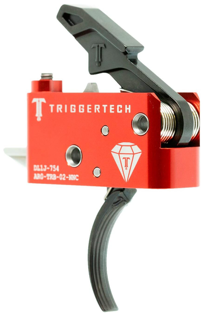 УСМ TriggerTech Diamond Curved для AR15. Регулируемый двухступенчатый - изображение 2