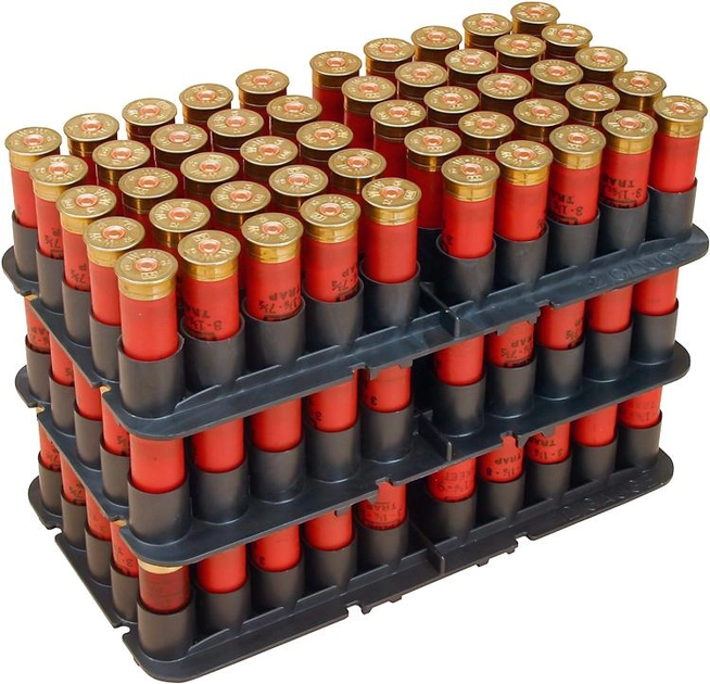 Підставка MTM Shotshell Tray на 50 глакоствольних патронів 12 кал. Колір - чорний - зображення 2
