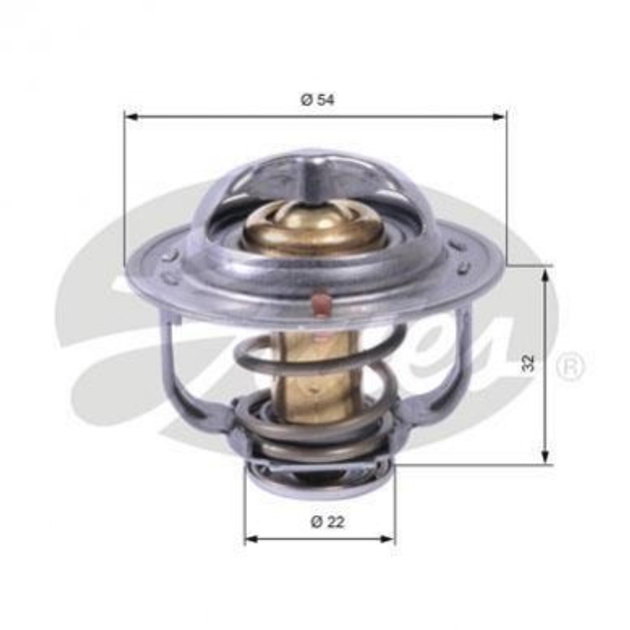 Термостат Gates TH42589G1 Opel Astra, CORSA, Meriva, Zafira; Chevrolet Cruze 1338276, 97388357 - зображення 1