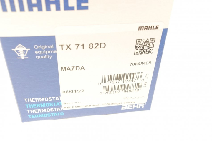 Термостат MAHLE / KNECHT TX 71 82D Mazda 626, 6, 3, CX-5, CX-7, Xedos 9, 2, Xedos 6; Suzuki Grand Vitara, Vitara PE0115171, KL0115171A, 1767077E10 – фото, отзывы, характеристики в интернет-магазине ROZETKA Термостат MAHLE / KNECHT TX 71 82D Mazda 626, 6, 3, CX-5, CX-7, Xedos 9, 2, Xedos 6; Suzuki Grand Vitara, Vitara PE0115171, KL0115171A, 1767077E10 – фото, отзывы, характеристики в интернет-магазине ROZETKA