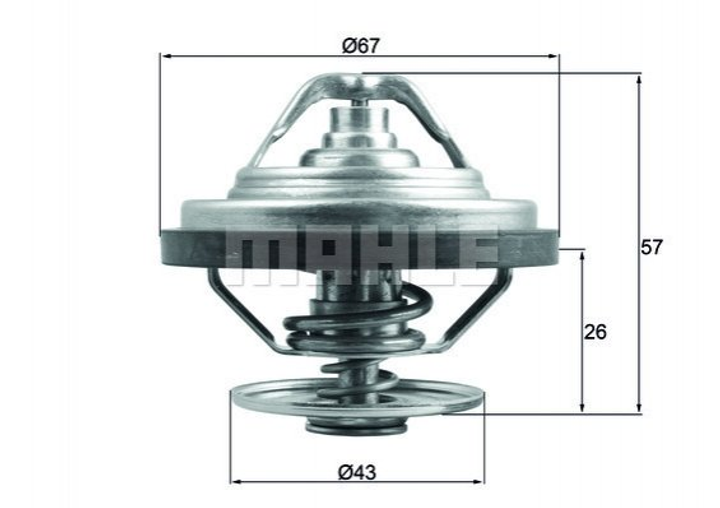 Термостат MAHLE/KNECHT TX 158 87 - зображення 1