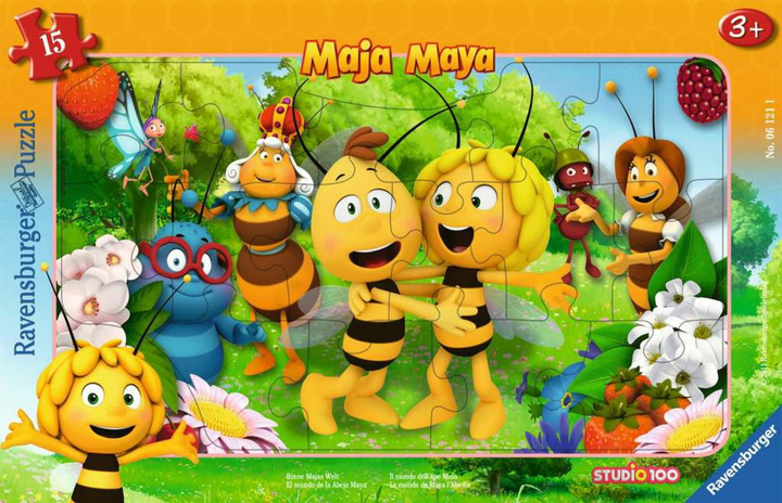 Puzzle klasyczne Ravensburger Maya's Bee World 70 x 50 cm 15 elementów (4005556061211) - obraz 1