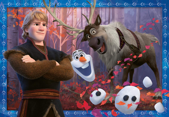 Puzzle klasyczne Ravensburger Disney Frozen 2 Frosty Adventures 70 x 50 cm 1000 elementów (4005556050109) - obraz 3