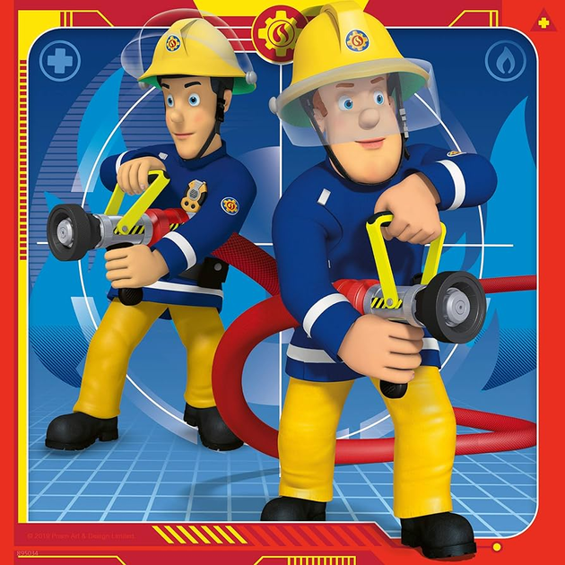Набір пазлів Ravensburger Пожежний Сем Наш герой Сем 21 х 21 см 3 x 49 елементів (4005556050772) - зображення 2
