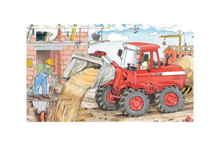 Puzzle klasyczne Ravensburger My Excavator 26 x 15 cm 15 elementów (4005556063598) - obraz 2