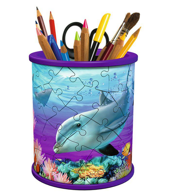 3D-пазл Ravensburger 3D - Кружка для карандашей - Под водой 10 x 4 см ...
