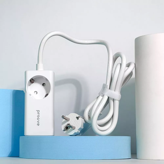 Сетевой фильтр Proove Power Strip PD-02 65W 2Type-C/1USB white - изображение 4