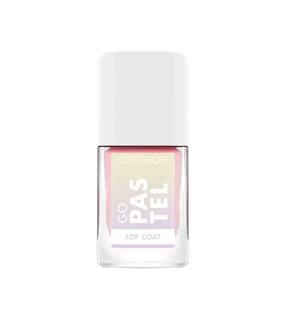 Top do paznokci bez lepkiej warstwy Catrice Cosmetics Go Pastel Top Coat 01 10.5 ml (4059729380739) - obraz 1