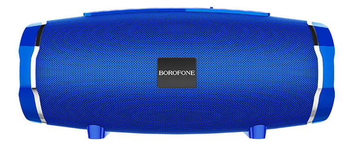 Портативная блютуз колонка BOROFONE Rich sound IPX5 BR3 |AUX, SD-card, Bluetooth, USB, FM-Radio| Синий - изображение 2