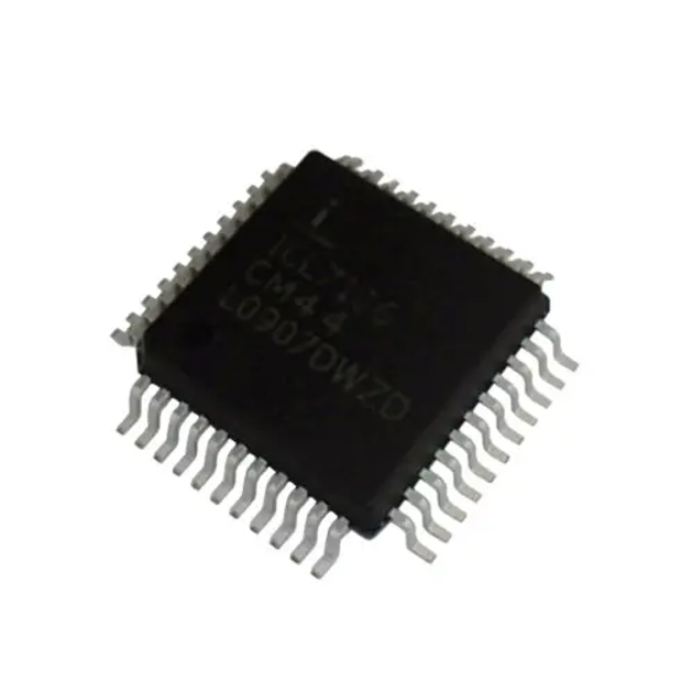 Чип ICL7106CM44 ICL7106 в корпусе MQFP44 Драйвер LCD/LED АЦП 4.75-5.25 ...