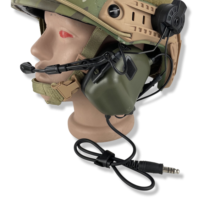 Активні навушники Earmor M32H Helmet Version | Foliage Green - изображение 2